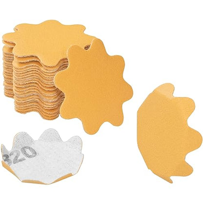 Keystone Flex Edge Gold 1 Inch Hook and Loop Sanding Discs 1 Inch 320 Grit - size: 1", style: 320 Grit