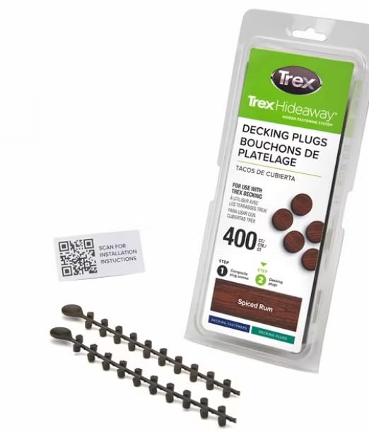 Trex Decking Plugs (400ct) (Spiced Rum 400ct) - color: Spiced Rum 400ct