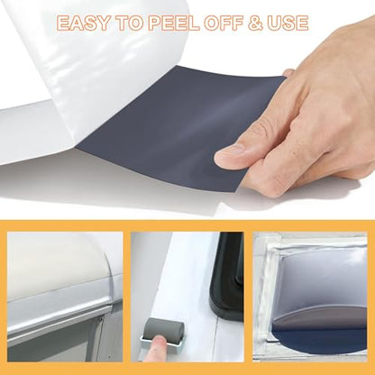 Rv Roof Tape White 6 Inch X 50 Feet, Waterproof Repair Sealant Tape UV-Resistant & Weatherproof Rv Awning Repair Tape for Window, Vent, Boat Sealing, Truck Camper Roof Patch kit Metal Roof Sealant - style: 6in*50ft