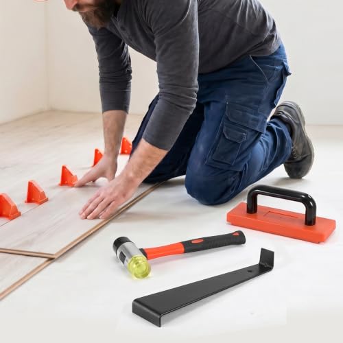 Hardwood Mallet Pull Bar Kit with Ergonomic Handle for Hardwood & Laminate
