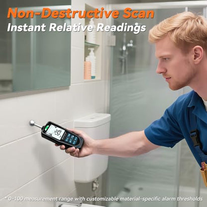 RDINSCOS 2-in-1 Pin & Pinless Moisture Meter - color: Black_base