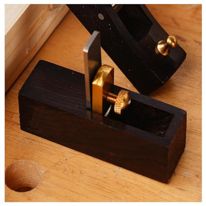 Mini Wood Planer Hand Tool, Pocket Plane, Tiny Ebony Plane Woodcraft Tool - color: B Scraper Plane