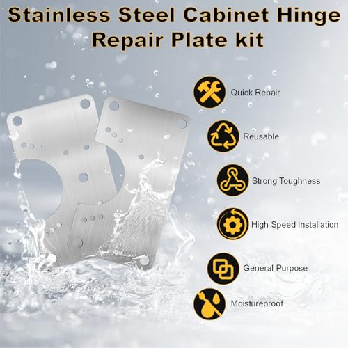 Cabinets Hinge Repair Plate Brackets, Hinges Repair Board Fixing Plates
