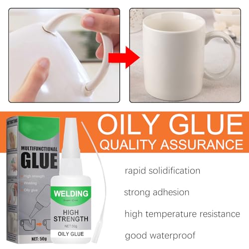 Extensivek Ex01 Glue,Welding High-Strength Oily Glue,Universal Super Glue Gel,Instant Bonding,Strong Adhesion (2PCS) - color: 2PCS