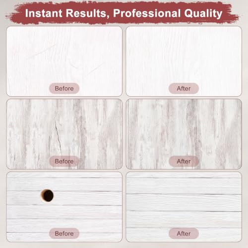 100 Pcs Wood Filler Sticks White Wax Crayons - color: White