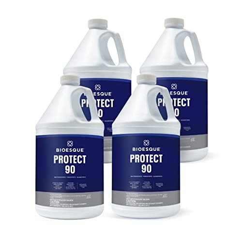 Bioesque Protect 90, Bacteriostatic, Fungistatic, Algaestatic Formula, Effective Against Mold, Mildew, Algae, & Odor Causing Bacteria, 1 Gallon (Pack of 4) - size: 1 Gallon (Pack of 4)