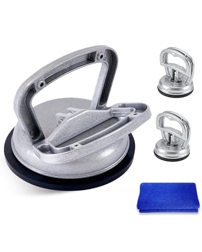 3 Pack Metal Dent Puller,Car Dent Puller,car dent Repair kit,Suction Cup Dent Puller,Aluminum Dent Remover Tool for Car Dents, Glass, Screen,Tiles & Objects Moving