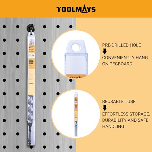 1/2 x 17 Inch Auger Drill Bit, Hex Shank 3/8 Inch - size: 1/2" x 17"