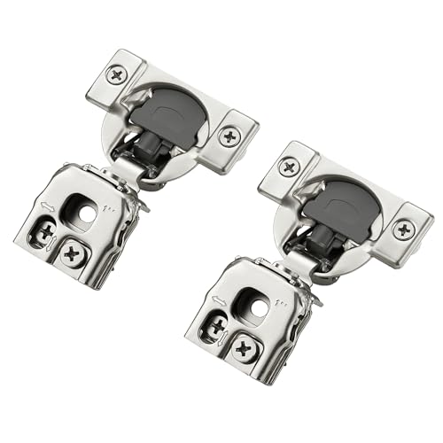 Soft Close Hinges for Kitchen Cabinet Hinges, 1 Inch Overlay, 2 Pack - size: 1 inch Overlay