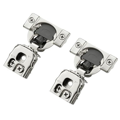 Soft Close Hinges for Kitchen Cabinet Hinges, 1 Inch Overlay, 2 Pack - size: 1 inch Overlay