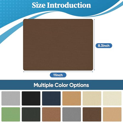 Canvas Repair Patch，Waterproof Self Adhesive Fabric Patch for Tent,Boat Cover,Canopy,Umbrella,Furniture Cover,Awning,Luggage,Couch.(8.3″ x 11″-Brown) - color: Brown