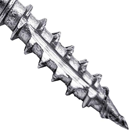 Jake Sales #8 x 1-1/4" Silver Star Stainless Steel Wood Screw Torx/Star Drive Head - 300 Grade Stainless Steel (1 Pound - 230 Approx. Screw Count) - color: STAINLESS STEEL, size: 8x1-1/4"