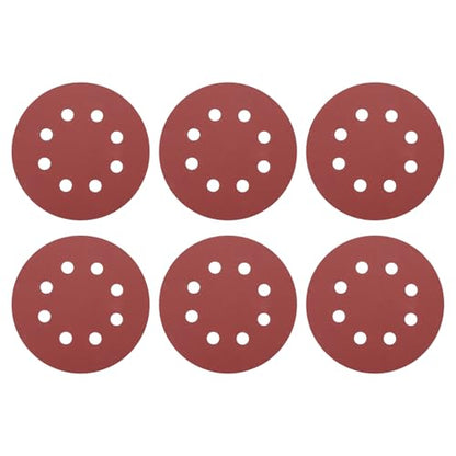 HARFINGTON 20 Pcs 5 Inch Sanding Discs 1500 Grit Red Aluminum Oxide 8 Hole - size: 5 Inch(1500 Grit)