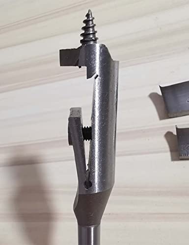 22-77mm Adjustable Spade Bit Expansive Flat Woodworking Boring Drill Bit Blades Cutters Set - style: 22-77mm