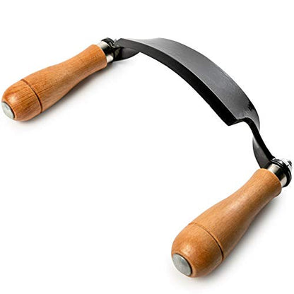 Draw Knife 5" Curved Draw Shave Woodworking Tool (Curved-5 inches) - size: 5"