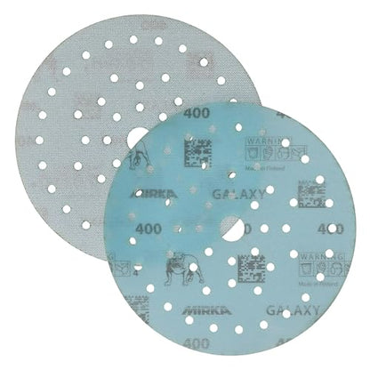 Mirka Galaxy Multifit 6 Inch Ceramic Discs, 400 Grit, Hook & Loop, 50 Pack - size: Grit 400