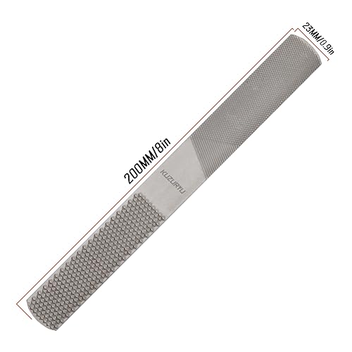 Woodworking File Set: A 4-piece set of high-quality high-carbon steel hand files, including a round file, a half-round flat file, and a needle file, suitable for sharpening woodworking and metal tools