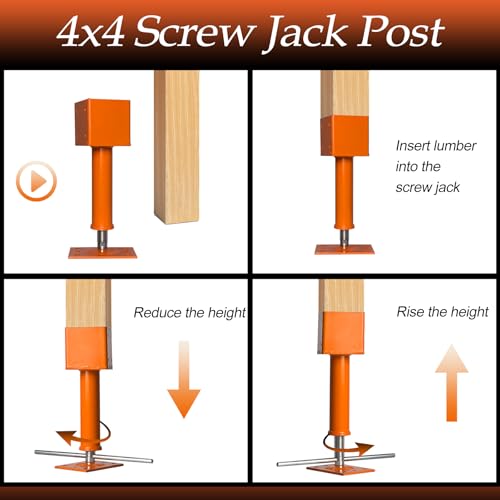Djustable House Floor Jacks for Leveling