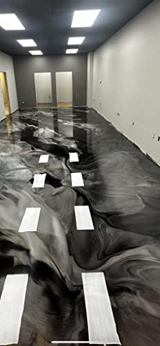 BP Resins: Single Shot |100% Solids Epoxy Resin Kit (3 Gallons) Solvent-Less, Two Component Gloss Coat Finish- Low VOC! Industrial Use, Garages, Floors, Wood, Acrylic & More! (Clear) + Free Mixer - color: CLEAR - 3 GAL