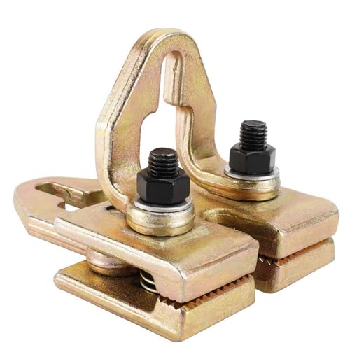 Heavy Duty 5 Ton Car Pulling Hook Right Angle 2 Way Auto Body Pull Clamp for Car Body Repair Tool Kit