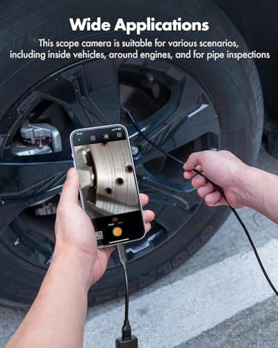 Anykit Endoscope Camera with Light, 1920P HD Borescope - size: 16.5FT