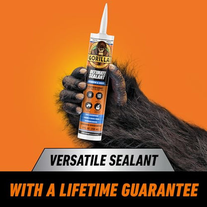 Gorilla Ultimate Sealant Window & Door Caulk, 9 oz Cartridge, White