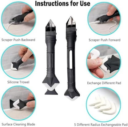 Caulking Gun，Smooths No-drip Silicone and Caulking Tools