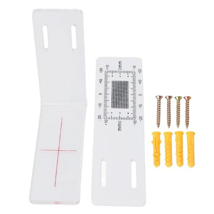 ViaGasaFamido Accurate ABS Acrylic Crack Monitor Gauge for Corner Monitoring Record Tool Standard Tell Tale Crack Measurement Device