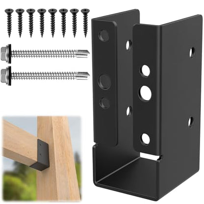 24Pcs Concealed Joist Hanger, 2" x 4"Concealed-Flange Hanger for 2"x4" Beam