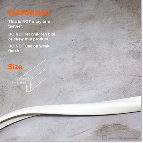 Roving Cove Furniture Edge Protector, Desk Edge Cover, Small 9ft Edge Only - color: Oyster White, size: Small 9 Foot (Pack of 1)