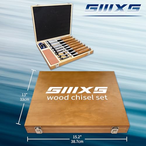 Wood Chisel Set, Steel Woodworking Chisel Set for Woodworking