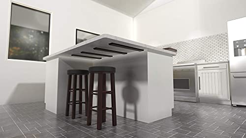 Solid Heavy Duty Aluminum L Bracket Countertop Support (14 Inch) 1 Count, Great for Kitchen Islands, Bathroom vanities, Hardware Included by Original Granite Bracket - size: 14 Inches, style: Aluminum