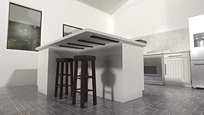 Solid Heavy Duty Aluminum L Bracket Countertop Support (14 Inch) 1 Count, Great for Kitchen Islands, Bathroom vanities, Hardware Included by Original Granite Bracket - size: 14 Inches, style: Aluminum
