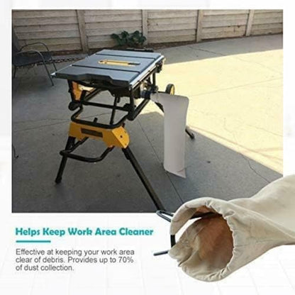 2x Table Saw Dust Collector Bag Fits Bosc/Dewalt/Makita/Ryobi/Craftsman