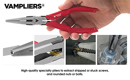 VAMPLIERS 4-PC Stripped Screw Extractor Pliers Set Pro Grade, Made in Japan - style: 4-PC Pliers Set