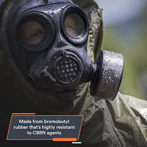 MIRA Safety Full Face Respirator Mask - CBRN Gas Mask, Chemical Respirator (CM-7M) - size: Medium