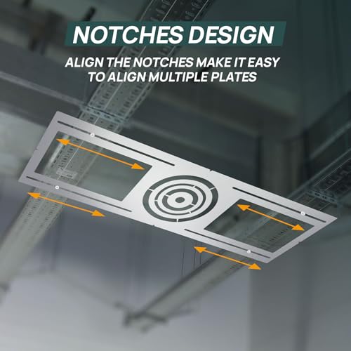 Sidasu 72 Pack New Construction Mounting Plate for 3, 4, 6" Recessed Lights - size: 72 Pack