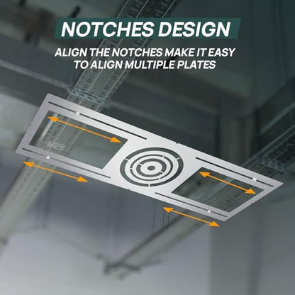 Sidasu 72 Pack New Construction Mounting Plate for 3, 4, 6" Recessed Lights - size: 72 Pack