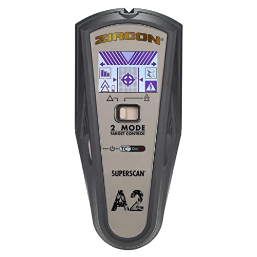 Zircon SuperScan A2 Advanced Stud Finder with 2 Mode Target Control, StudScan and DeepScan Mode - style: A2