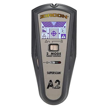 Zircon SuperScan A2 Advanced Stud Finder with 2 Mode Target Control, StudScan and DeepScan Mode - style: A2