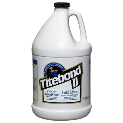 Titebond II Extend Wood Glue 1 Gal. – Slow-Set, Type II Water-Resistant Adhesive – 4136 - size: 128 fluid ounces, style: Titebond II