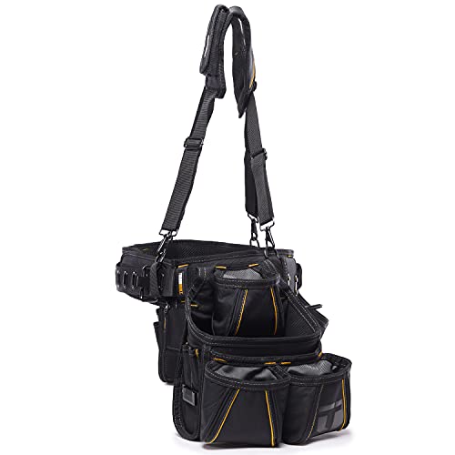 ToughBuilt - Pro Framer Suspension Rig, Tool Belt System, TB-301-6 - size: Framer Suspension Rig (Large Pouches)