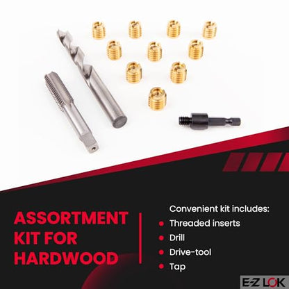 E-Z LOK Thread Repair Kit, M8-1.25 - size: M8-1.25, style: Brass
