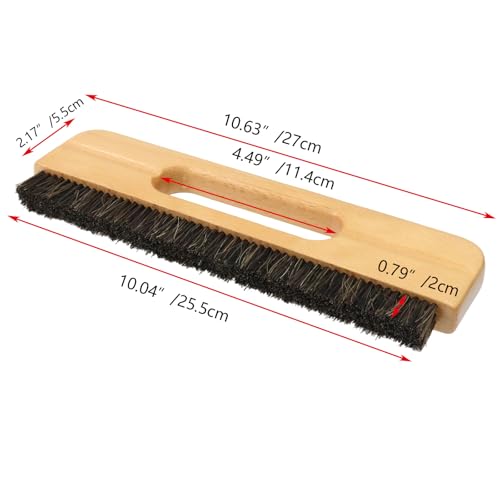 KUMGROT Wallpaper Smoothing Brush, 3-Rows Wallpaper Paste Hair - style: W05