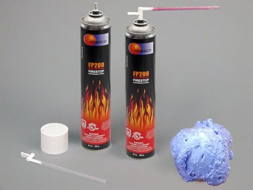 Abesco FP200 Fire Rated Expanding Foam Firestop Flame Resitant - 24oz Can - style: 24oz - 1 Can