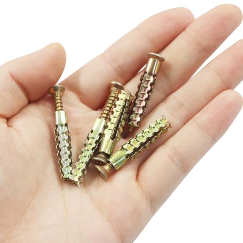 Heavy Duty Hollow Wall Anchors with Screws Kit, 20 Pcs, 6x32mm