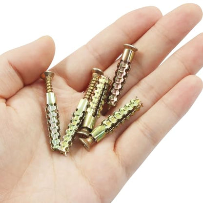 Heavy Duty Hollow Wall Anchors with Screws Kit, 20 Pcs, 6x32mm