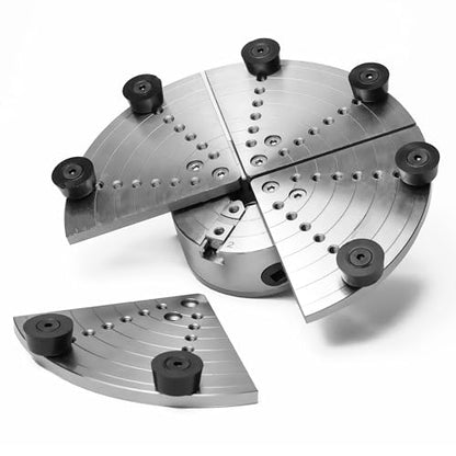 CK-3.75Z-FJ10 10" Flat Jaws for BMWOOD CK100 Series Woodturning Lathe chuck, Compatible with the Harbor Freight Bauer 23222A-B chuck. - color: 10" Flat Jaws