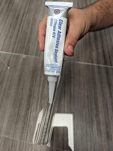 Permatex 80050 Clear RTV Silicone Adhesive Sealant, 3 oz (Pack of 2) - size: Pack of 2