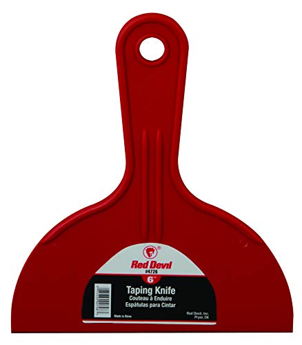Red Devil 4718 3-Piece Plastic Putty Knife Set, Scraper Tool, Spackle & Paint, 1-Pack - size: 3 Piece Set (1 Pack)